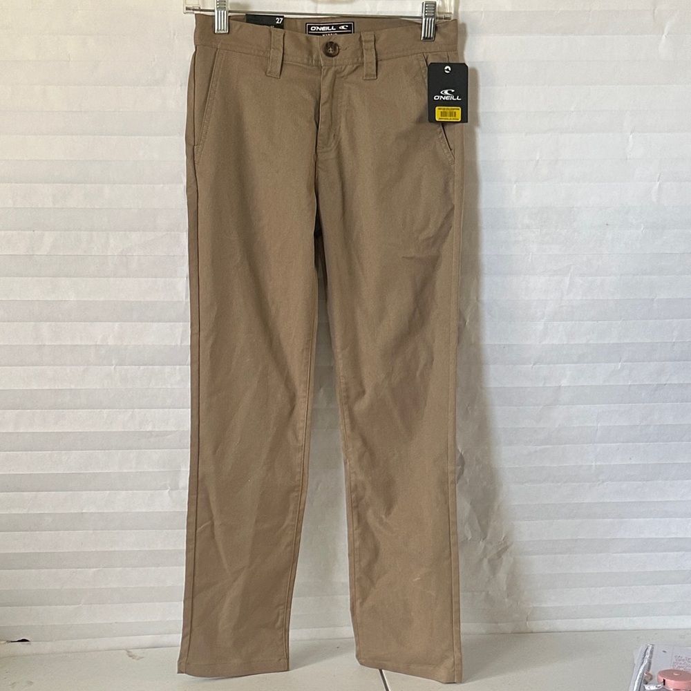 O’Neill Kids Tan Hybrid Modern Fit Pants Size 27